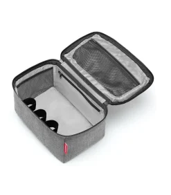 Beautycase - Toilettas - Twist Silver Grijs