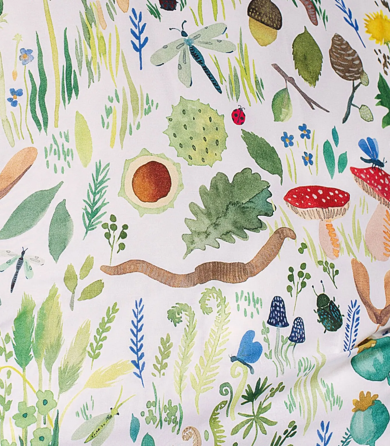 Beddengoed 100% katoen bedrukt, FAUNA AND FLORA