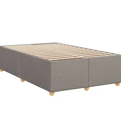 Bedframe zonder matras 120x200 cm stof taupe