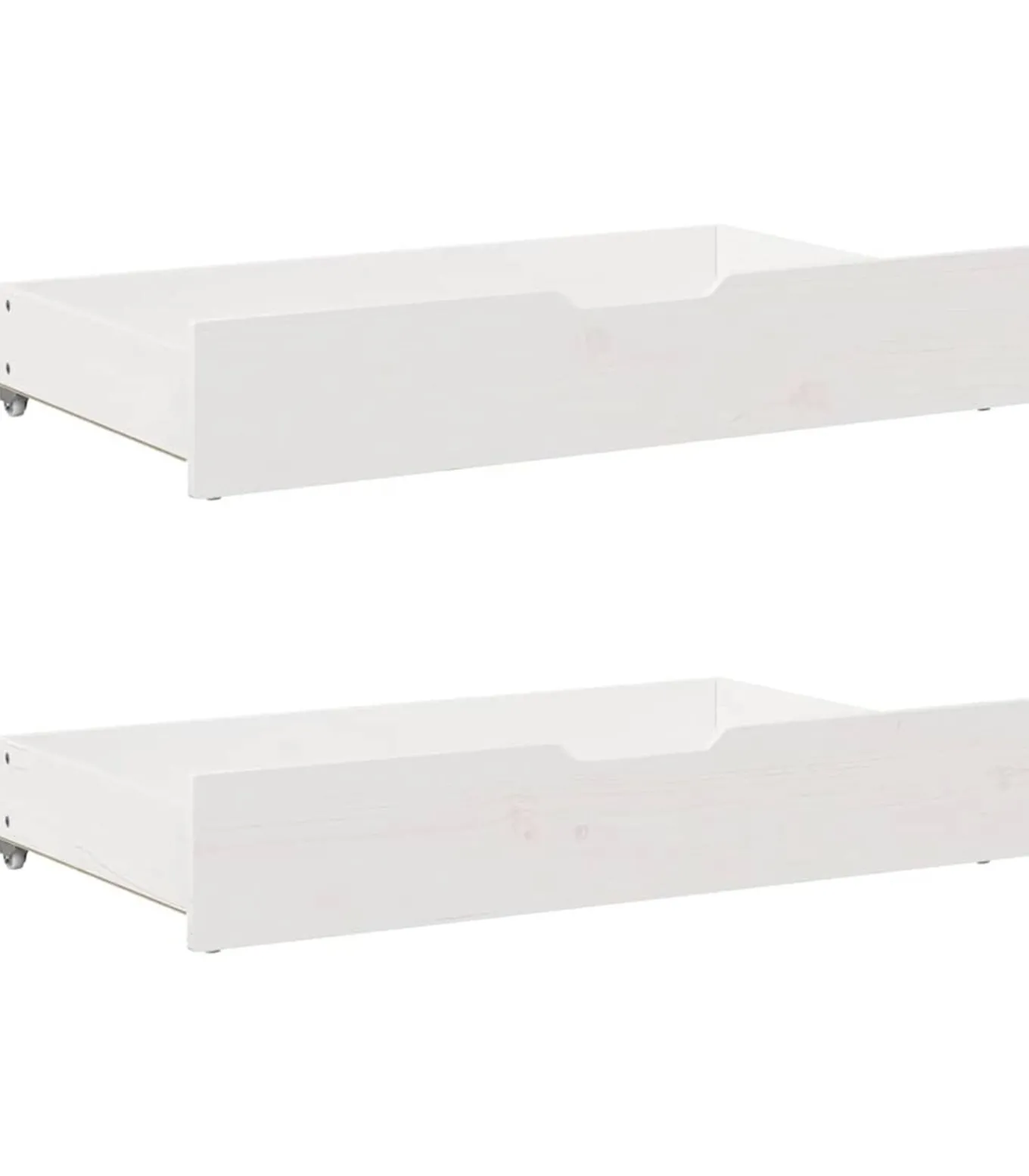 Bedlades 2 st 95x55x17 cm massief grenenhout