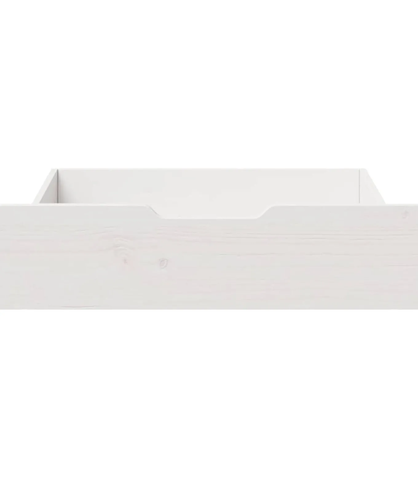 Bedlades 2 st 65x55x17 cm massief grenenhout wit