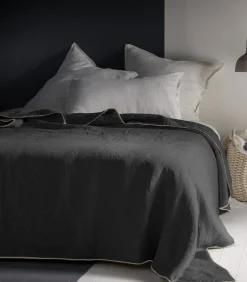 Bedovertrek in gewassen linnen