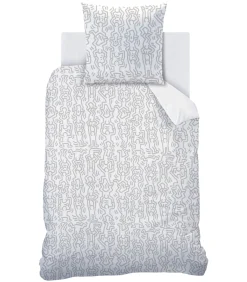 Bedrukt beddengoed 100% katoen, KEITH HARING PARTY