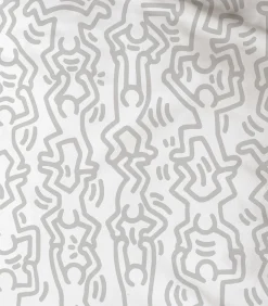 Bedrukt beddengoed 100% katoen, KEITH HARING PARTY