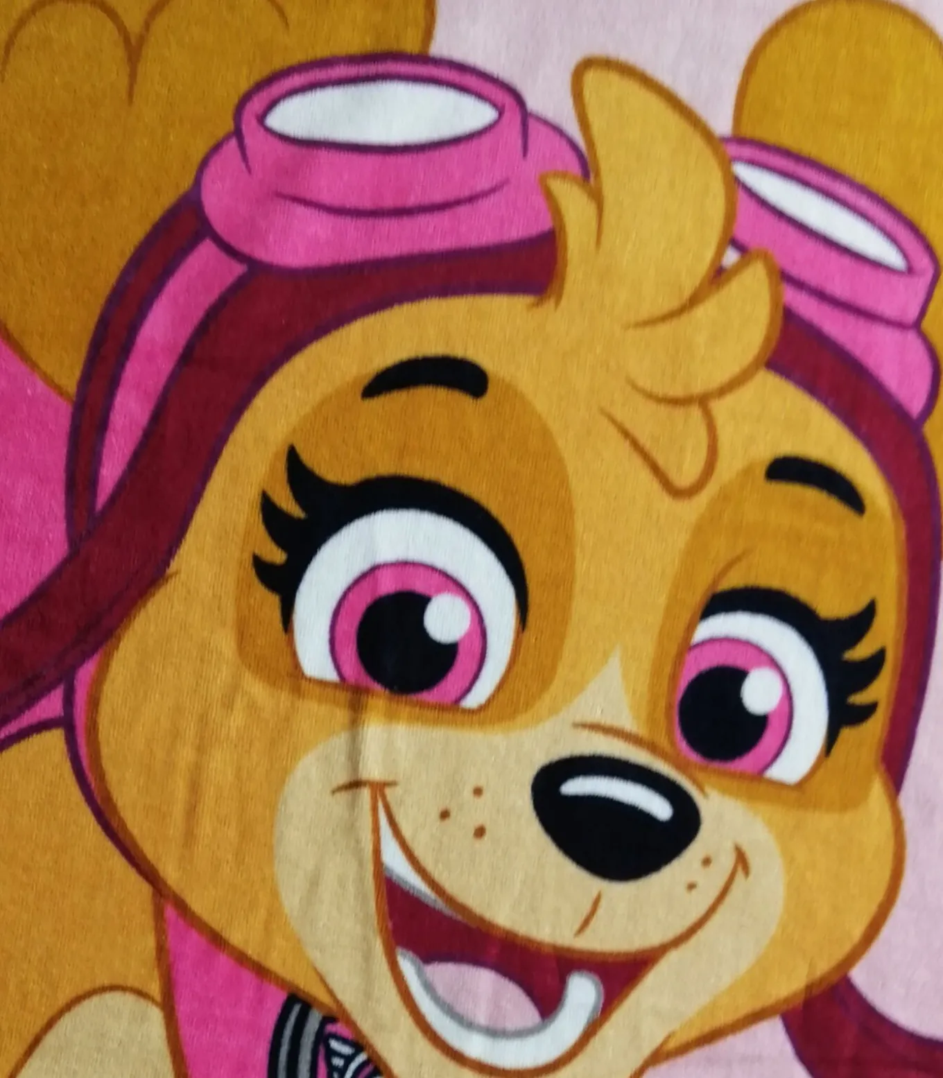 Bedrukt strandlaken, 100% katoen, PAW PATROL GOOD VIBES