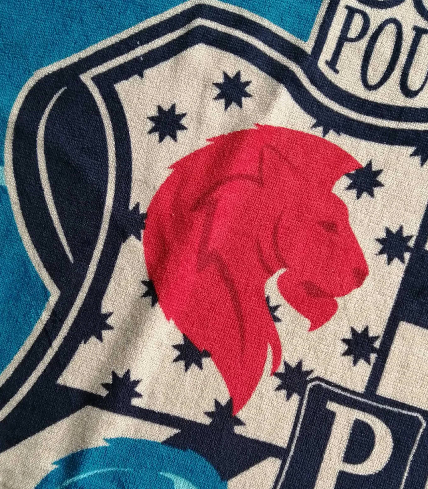 Bedrukt strandlaken, 100% katoen, HARRY POTTER WAPENSCHILDEN