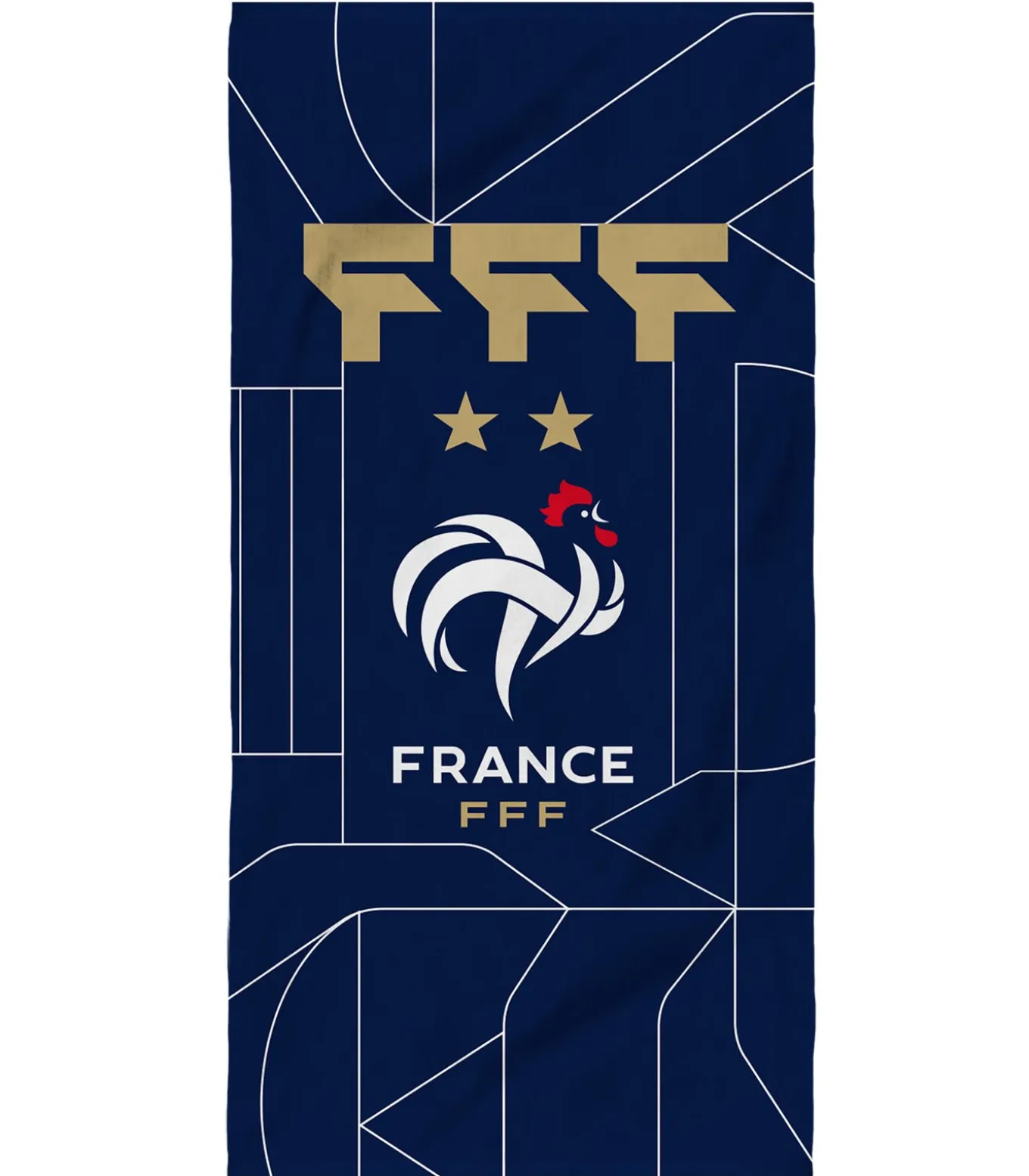 Bedrukte badhanddoek, 100% katoen, FFF CONSTRUCTIE