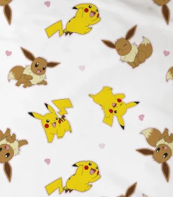 Bedrukte Beddenset 100% Katoen, POKÉMON EEVEE