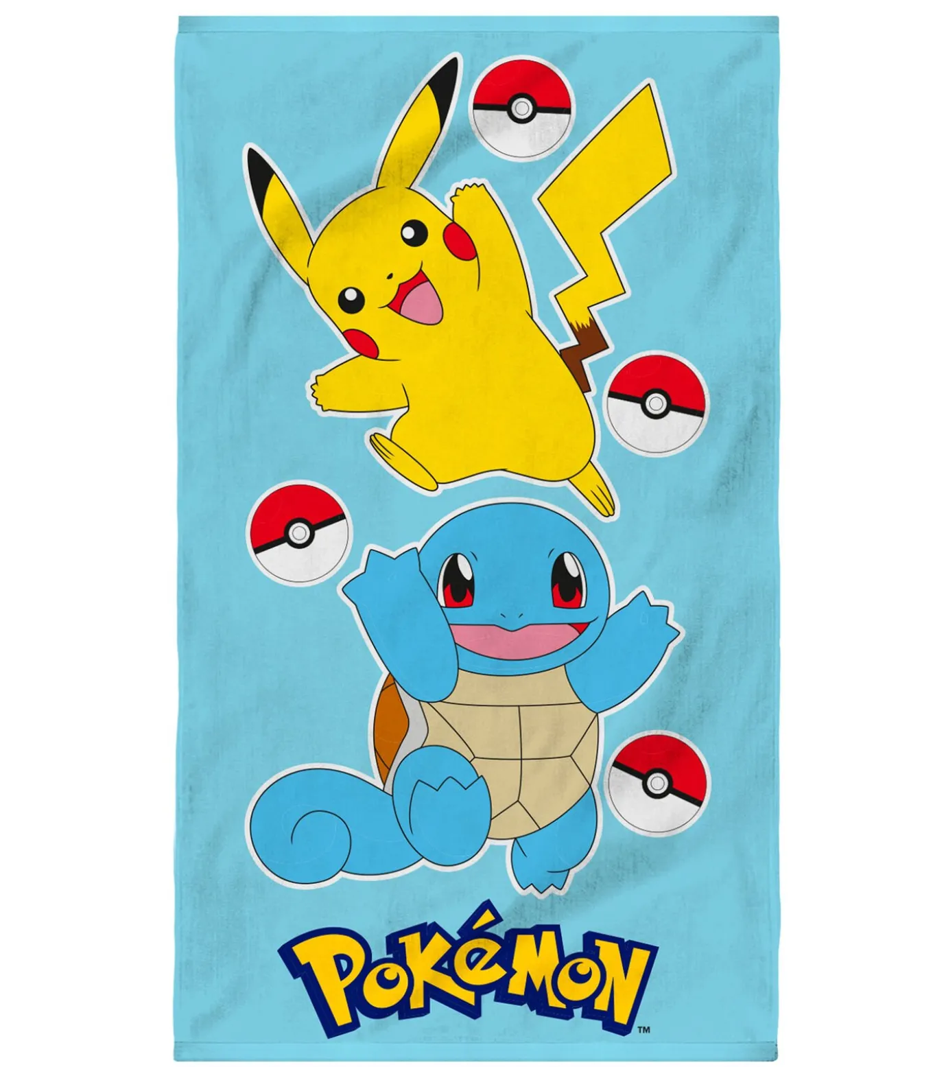 Bedrukte strandlaken, 100% katoen, POKEMON PORT