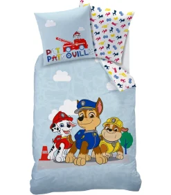 Bedtextielset met print van 100% katoen, PAW PATROL PATBOY