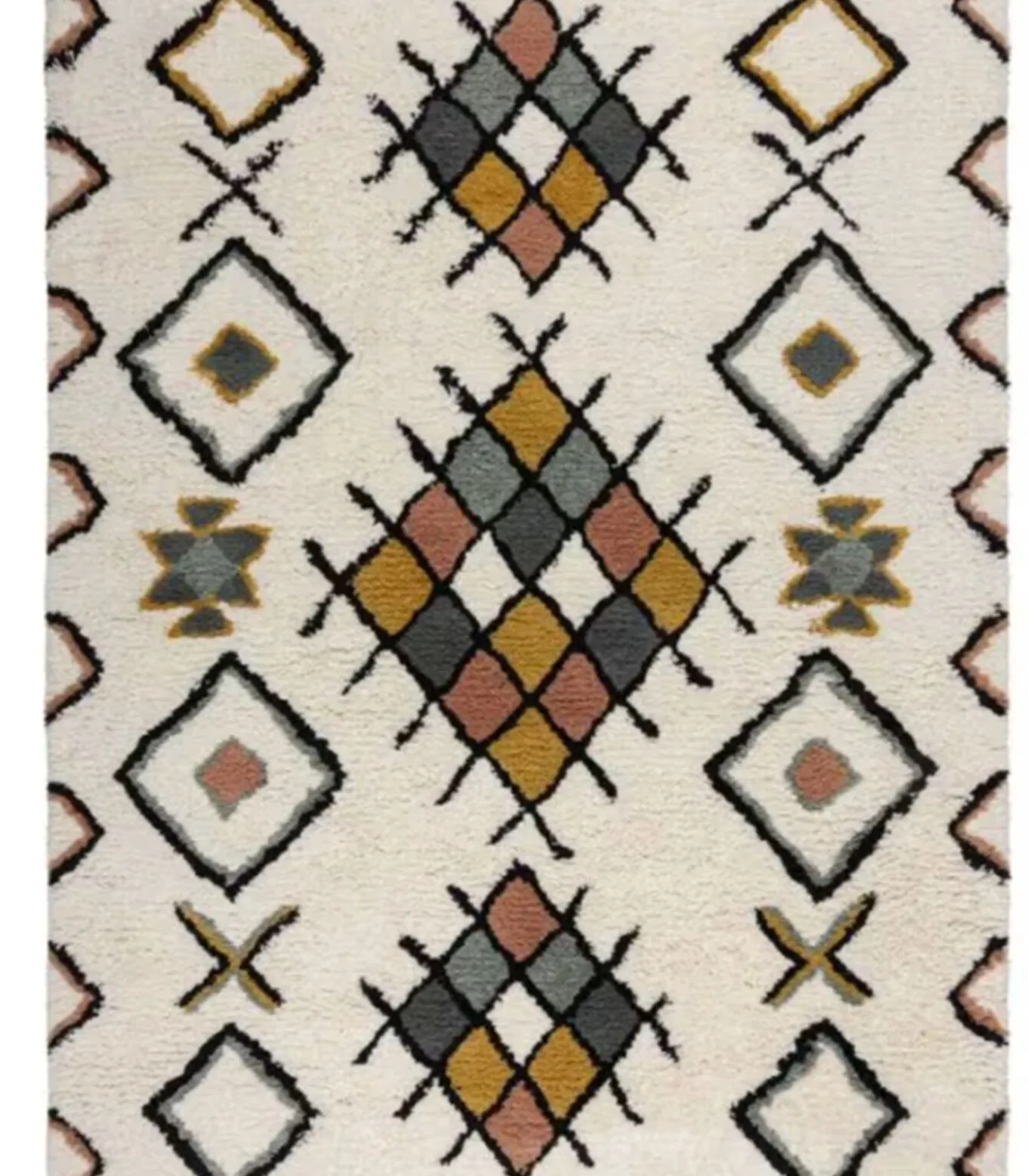 Berbers handgemaakt wollen tapijt RADIM