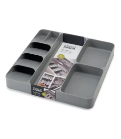 Bestekbak - 8 Vaks - DrawerStore - Grijs - 39 x 39 cm