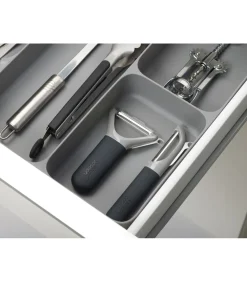 Bestekbak - 8 Vaks - DrawerStore - Grijs - 39 x 39 cm