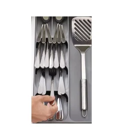 Bestekbak - 8 Vaks - DrawerStore - Grijs - 39 x 39 cm