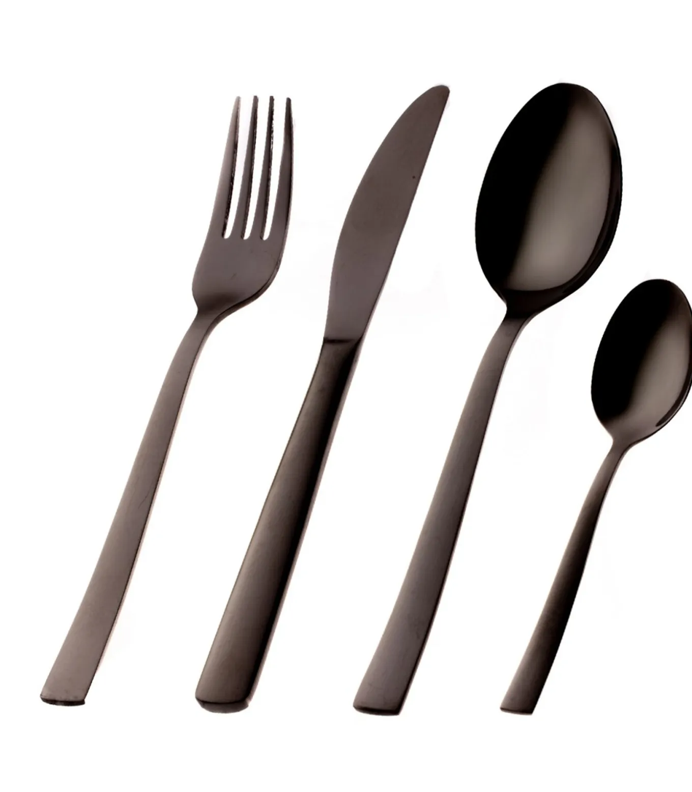 Bestekset - 24-delig / 6 personen - Zwart