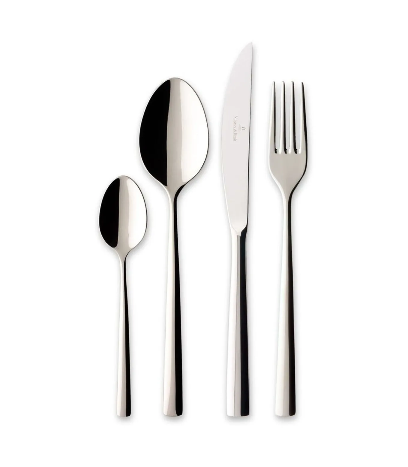 Bestekset Piemont - RVS - 4-delig