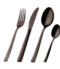 Bestekset Zwart 4-Delig