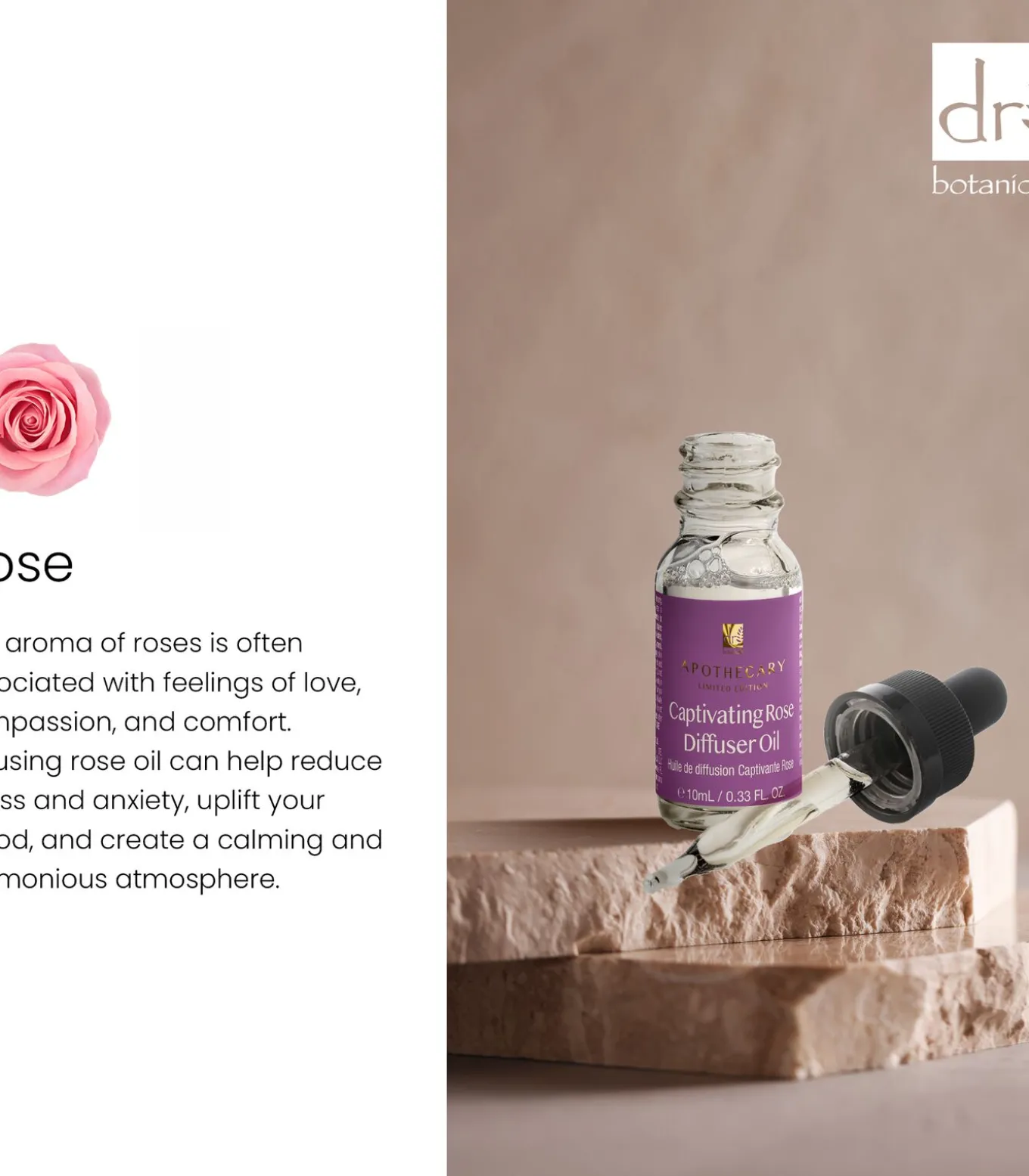 Betoverende Rozen Diffuser Olie 10ml