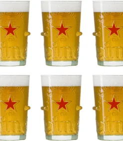 Bierglazen Silver - 250 ml - 6 stuks