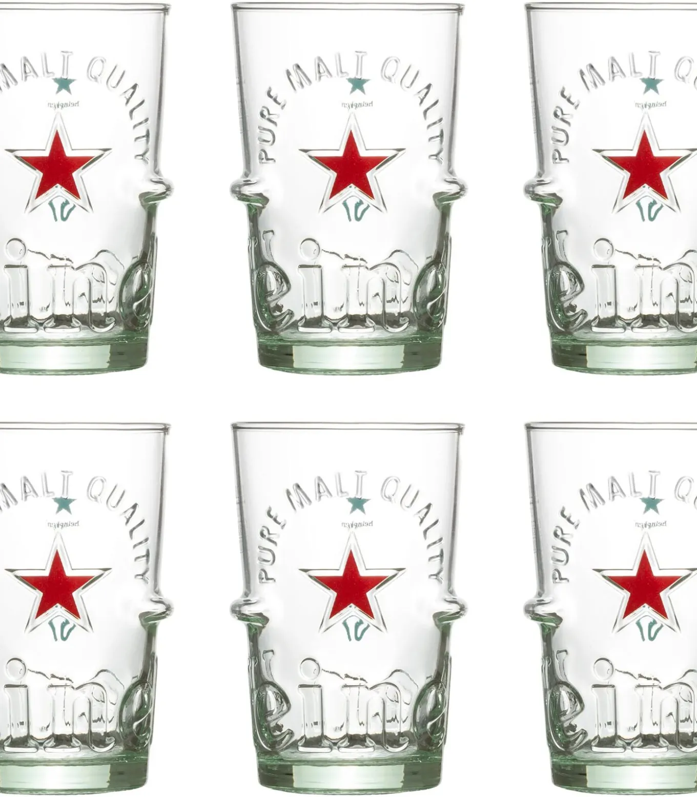 Bierglazen Silver - 250 ml - 6 stuks