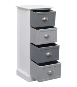 Bijzetkast 35x30x90 cm paulowniahout