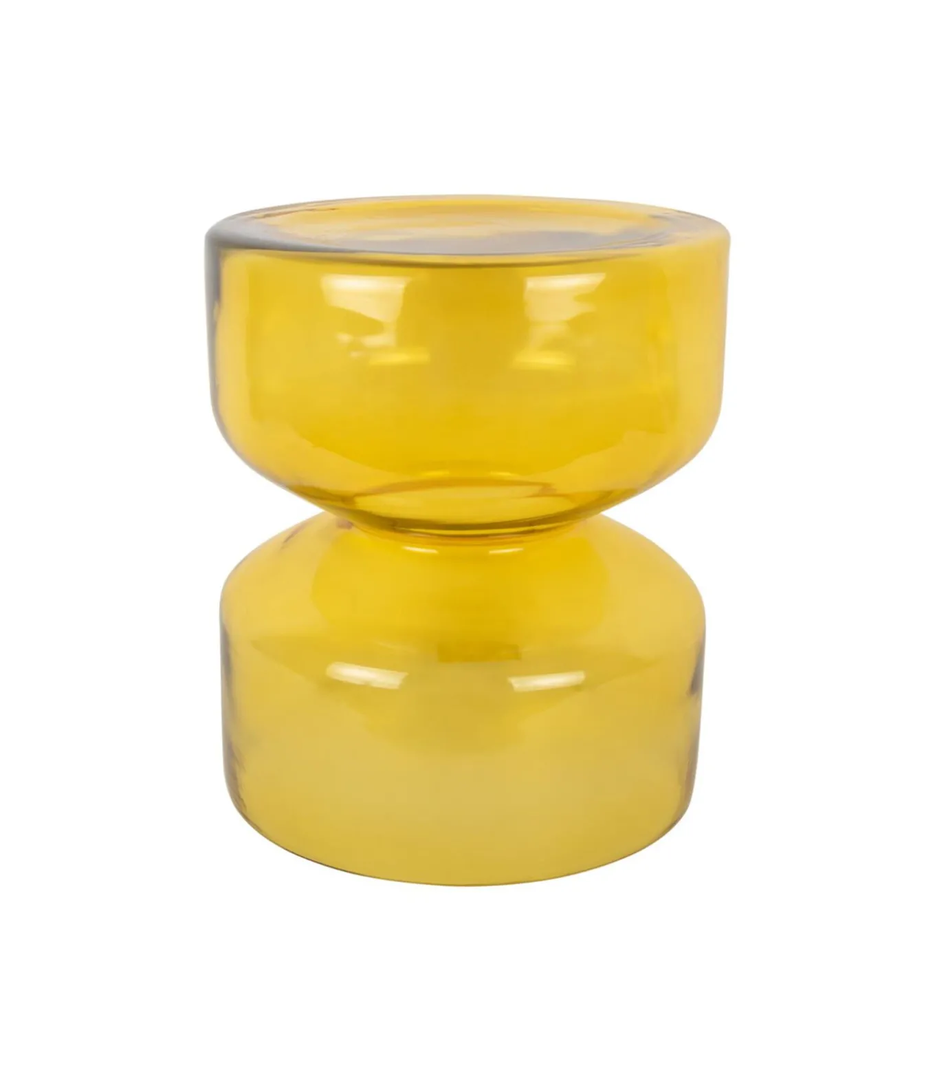 Bijzettafel Doble - Geel - 35x35x41cm