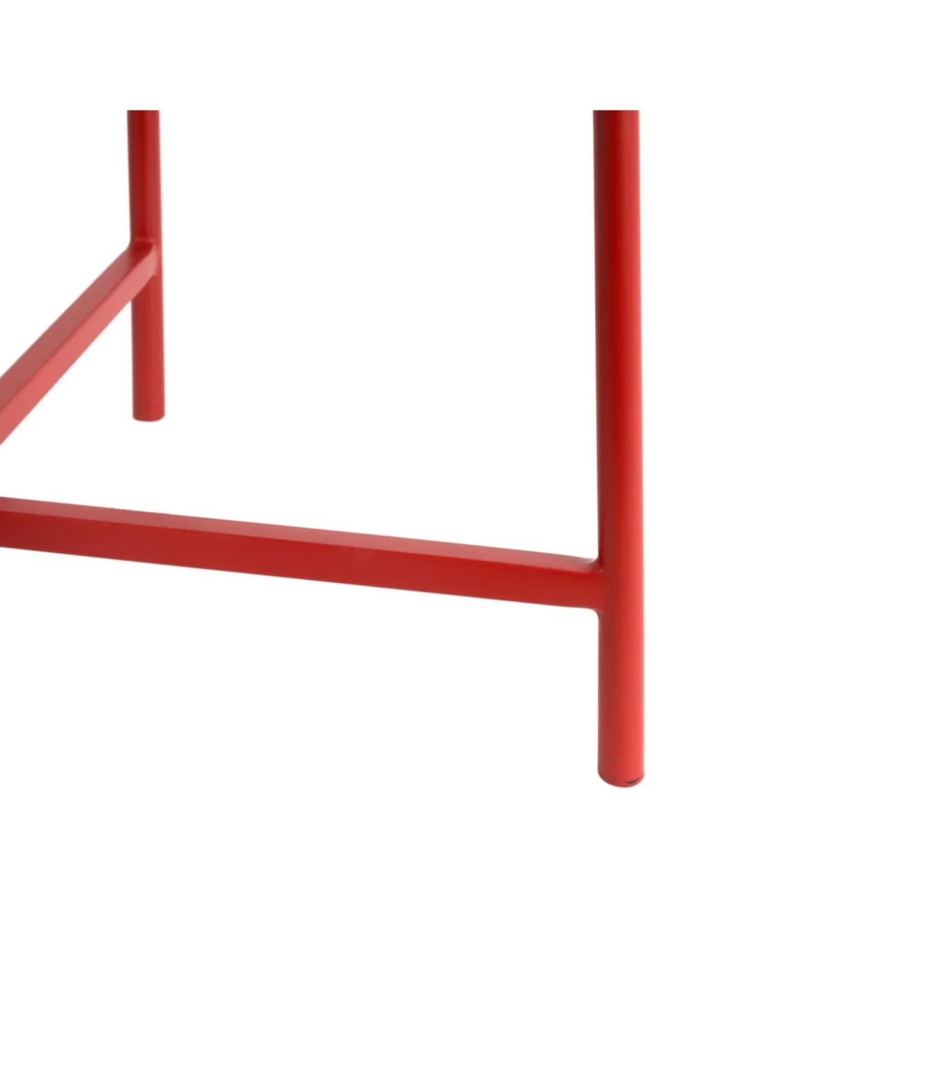 Bijzettafel Meseta - Rood - 40x40x49cm