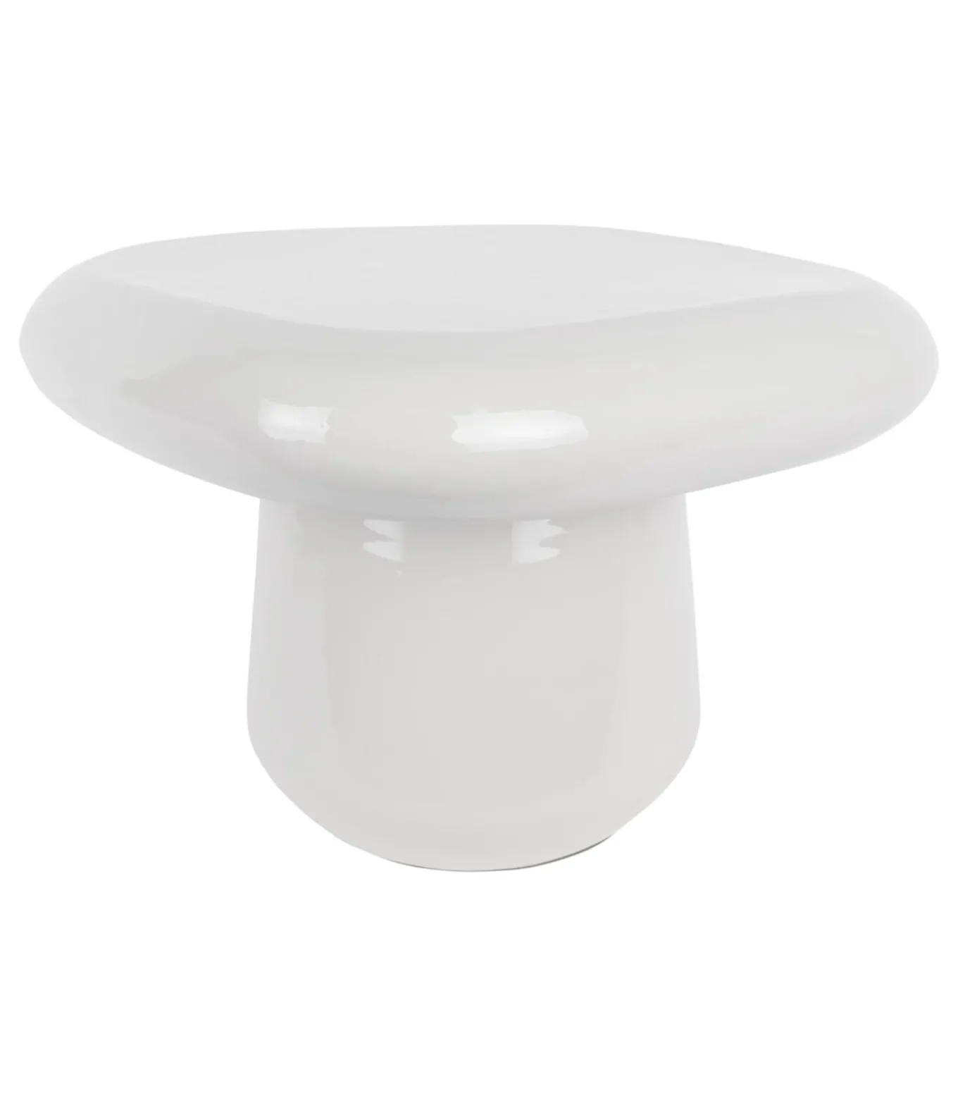 Bijzettafel Roca - Wit - 49x49x36cm