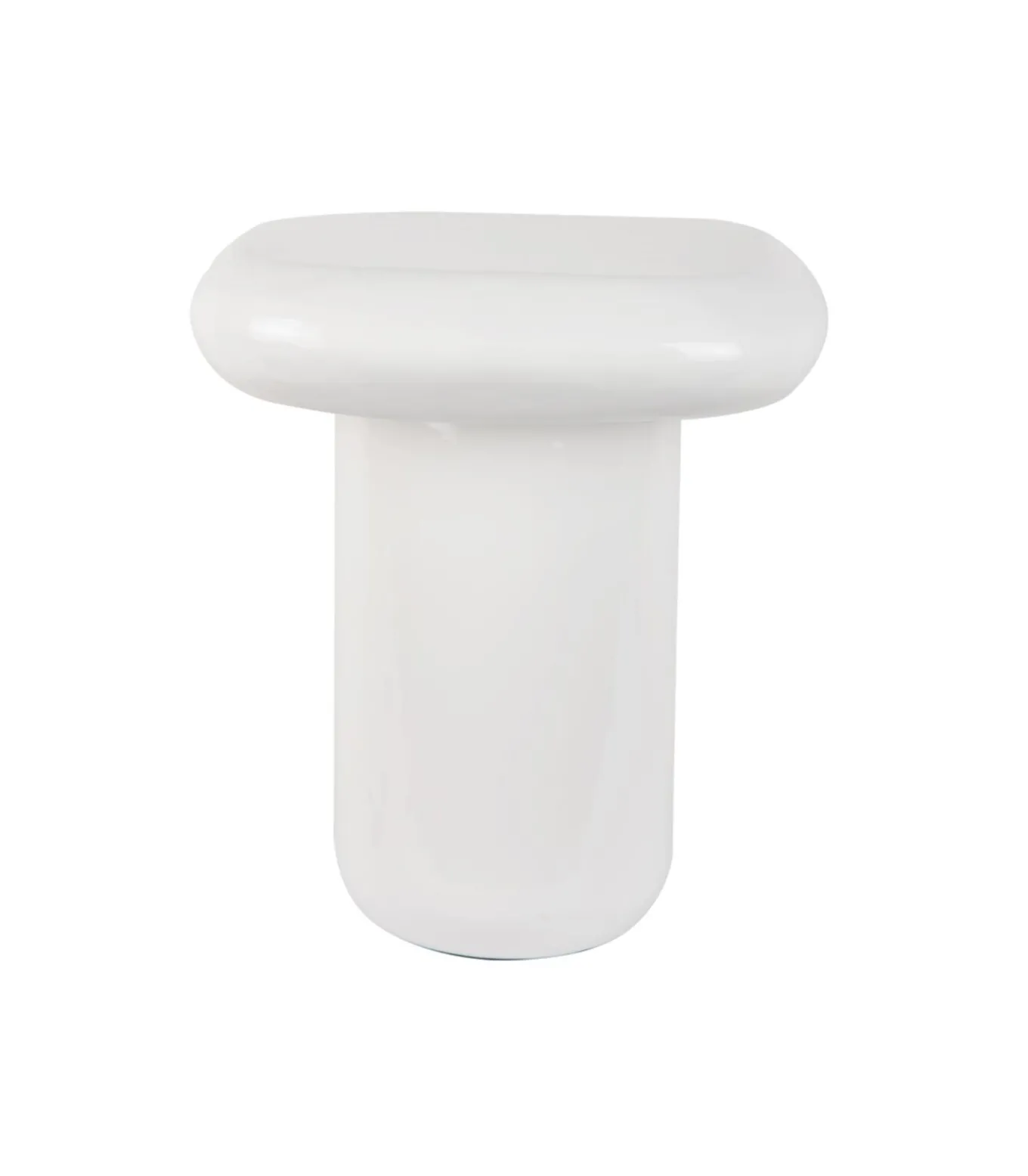 Bijzettafel Roca High - Wit - 40x40x45cm