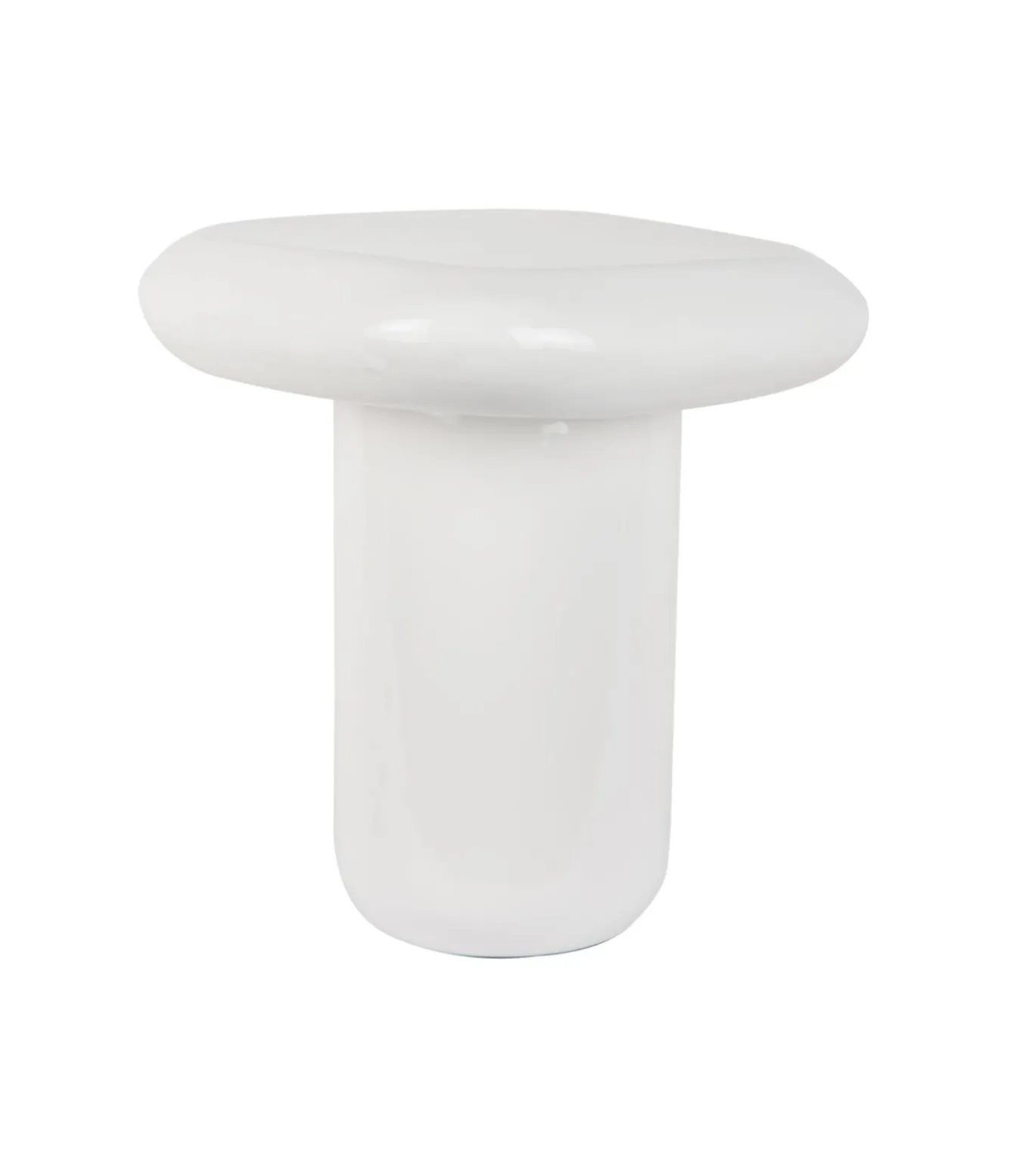 Bijzettafel Roca High - Wit - 40x40x45cm