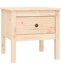 Bijzettafel 50x50x49 cm massief grenenhout