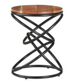 Bijzettafel 40x40x52 cm massief acaciahout