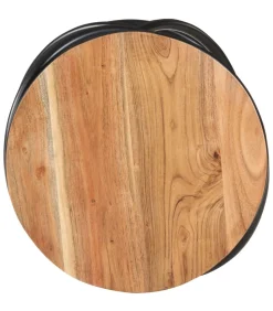 Bijzettafel 40x40x52 cm massief acaciahout