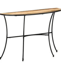 Bijzettafel 110x40x77 cm massief mangohout