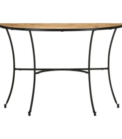 Bijzettafel 110x40x77 cm massief mangohout