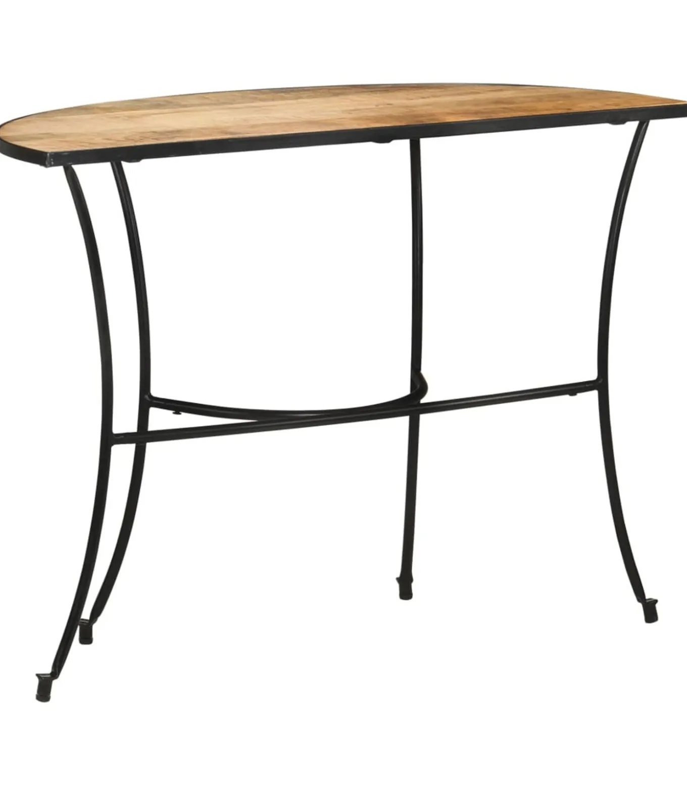 Bijzettafel 110x40x77 cm massief mangohout