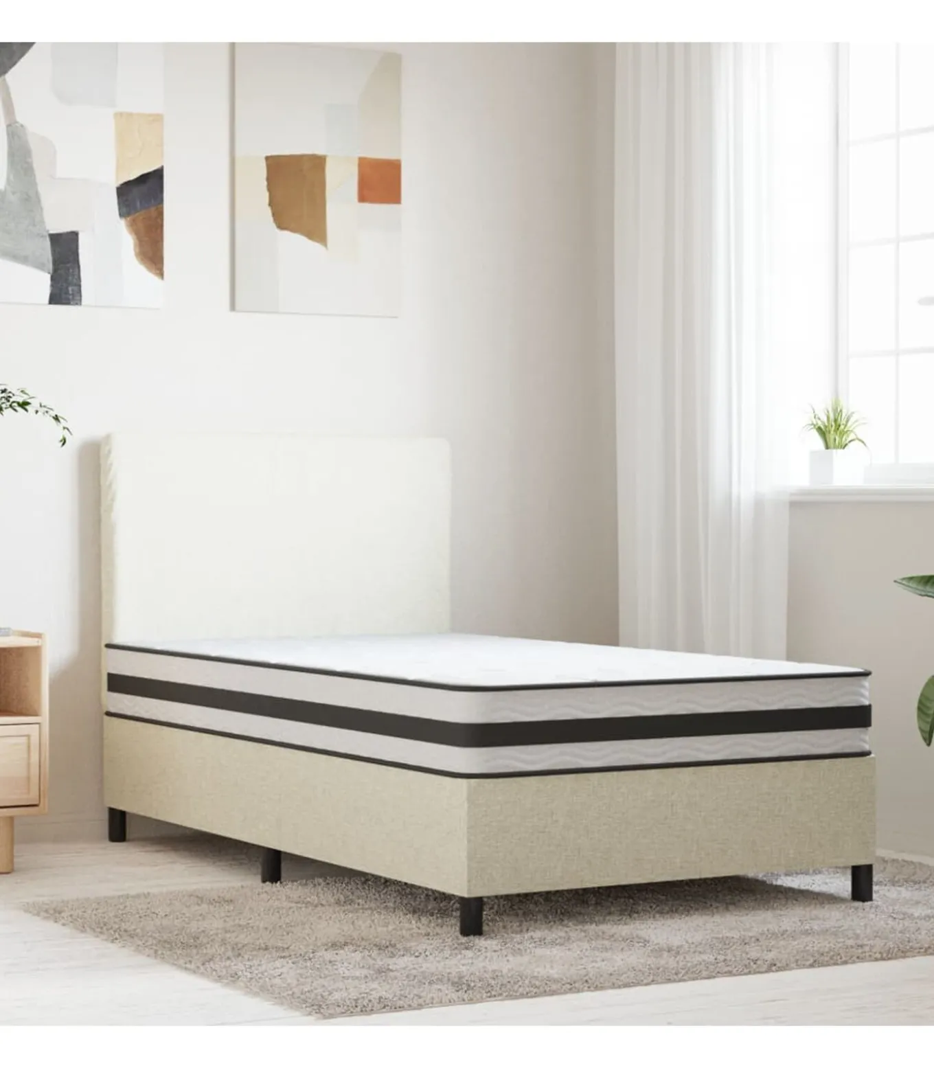 Binnenveringmatras middelhard 100x200 cm