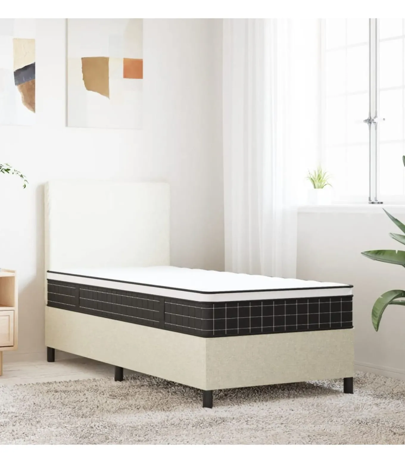 Binnenveringmatras middelhard 90x190 cm Single Size