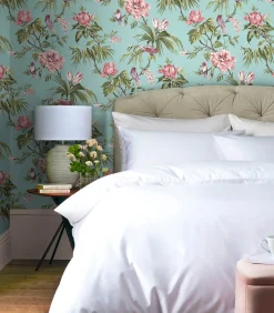 Birds & Blooms Blauw 10mx52cm