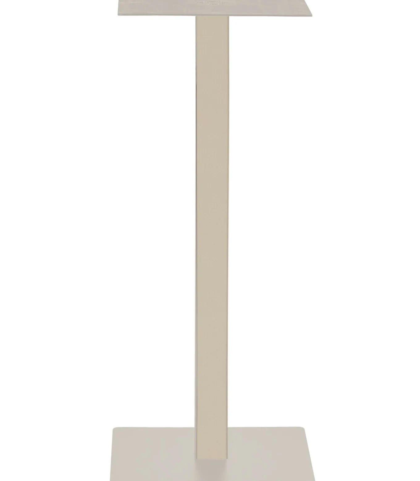 Bistro Vierkante Bartafel Poot Metaal Dakargrau 105X50x50 Cm