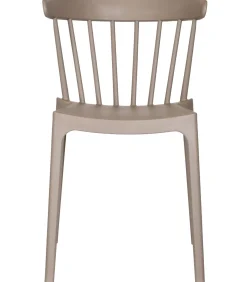 Bliss Tuinstoelen - Kunststof - Taupe - Set van 6