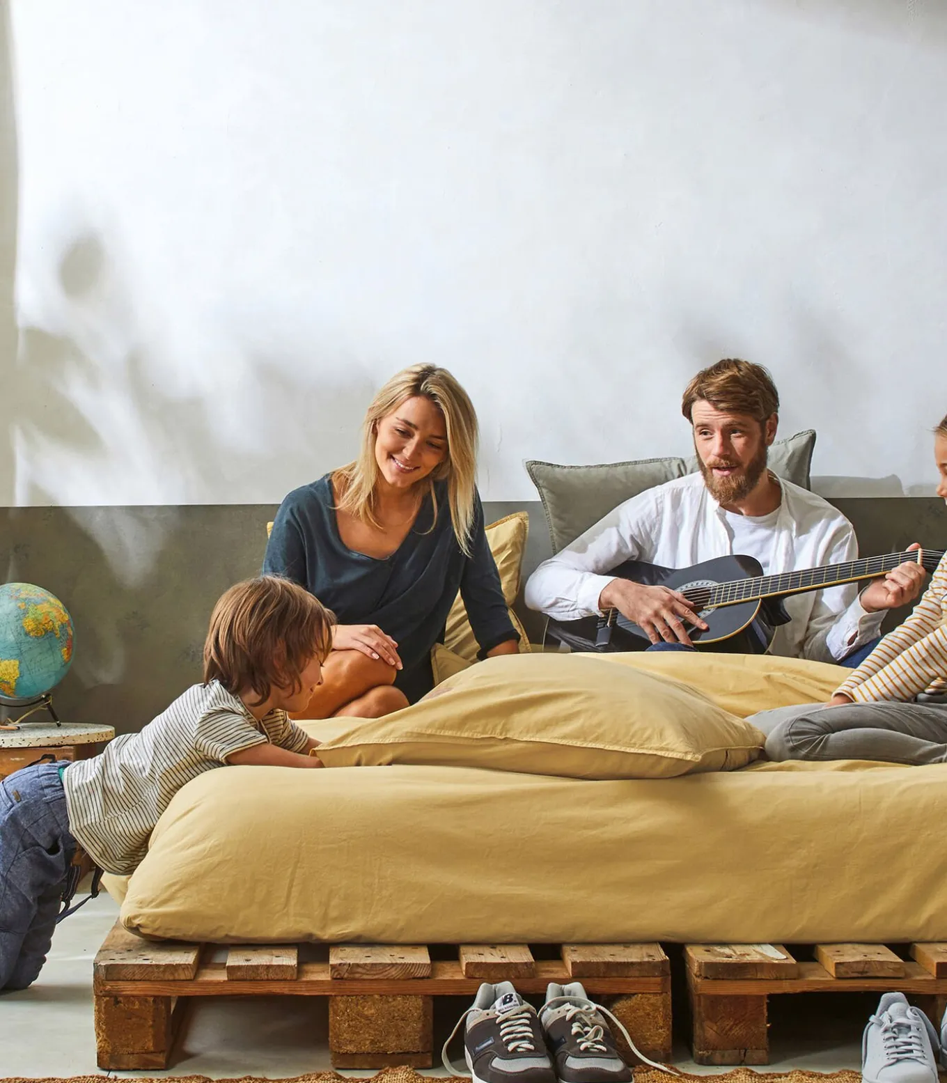 BOHEME Miel - Laken Perkaal Stonewashed