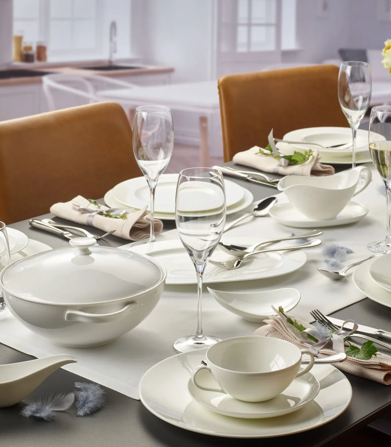 Bovenkant sauciere Anmut