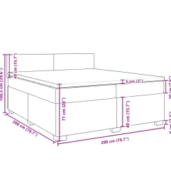 Boxspring met matras fluweel zwart 200x200 cm