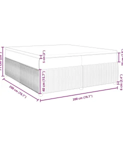Boxspring met matras fluweel zwart 200x200 cm