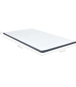 Boxspringtopmatras 200x120x5 cm medium zacht