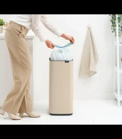 Brabantia Bo Touch Bin, 30 liter - Soft Beige