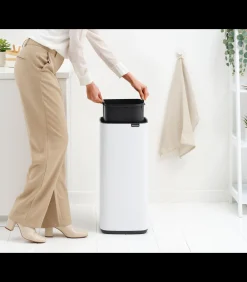 Brabantia Bo Touch Bin, 30 liter - White