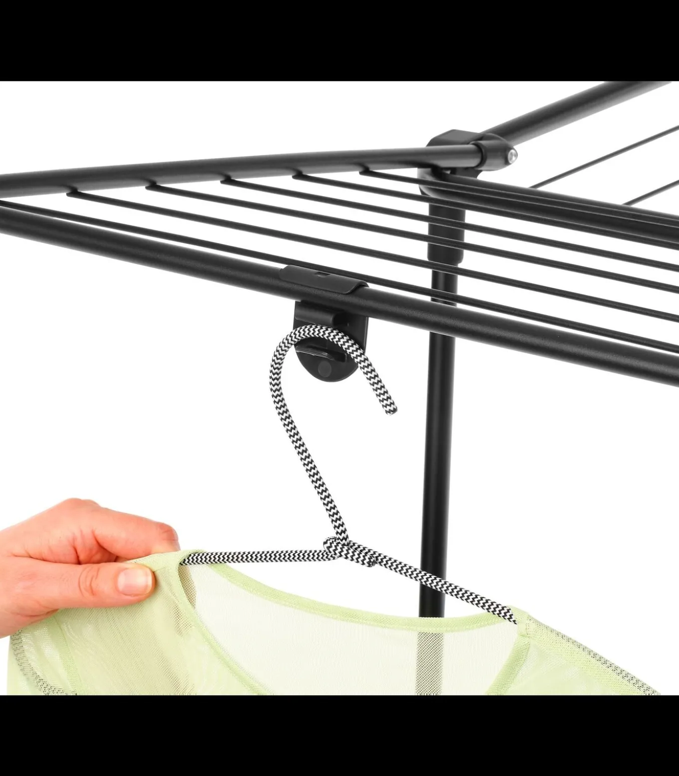 Brabantia HangOn Drying Rack Too, 22 meter - Matt Black
