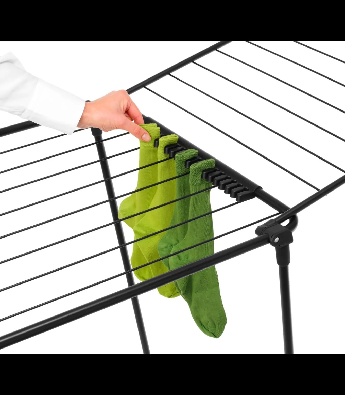 Brabantia HangOn Drying Rack Too, 22 meter - Matt Black